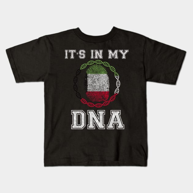 Kuwait  It's In My DNA - Gift for Kuwaiti From Kuwait Kids T-Shirt by Country Flags